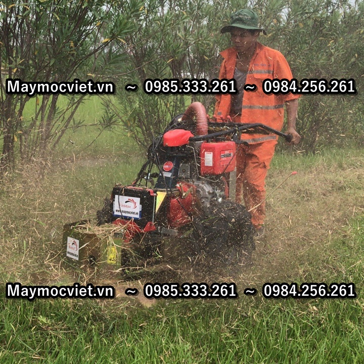 Máy cắt cỏ mâm xoay KAWASAKI BM91 động cơ 12 HP