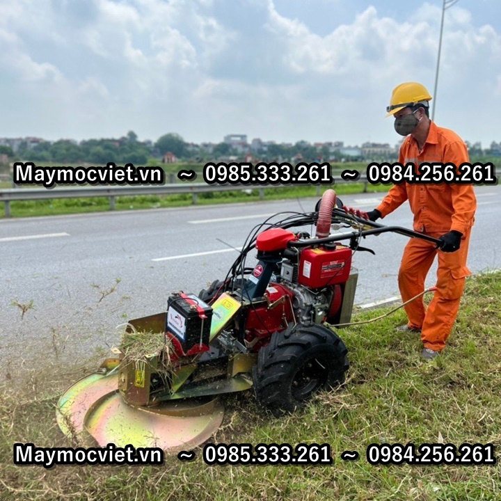 Máy cắt cỏ mâm xoay KAWASAKI BM91 động cơ 12 HP