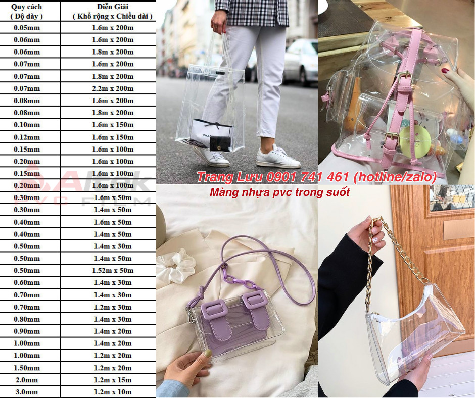 Phân phối màn nhựa pvc trong suốt Hồ Chí Minh