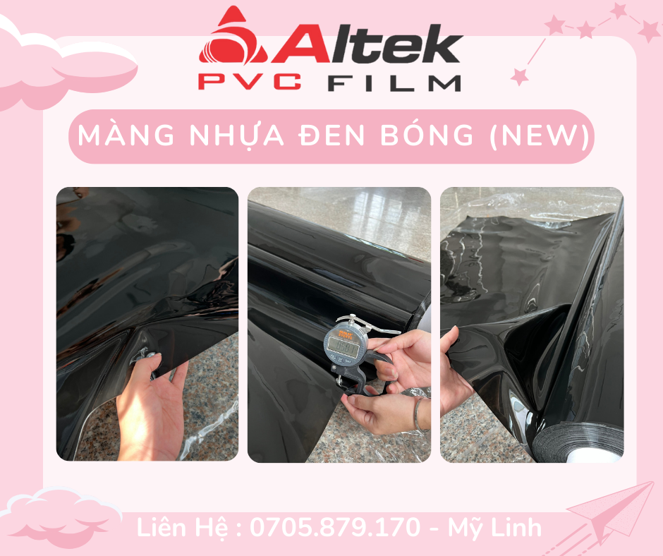 Bán Màng Nhựa PVC Đen Trong tại Tp.HCM (Hàng Mới)