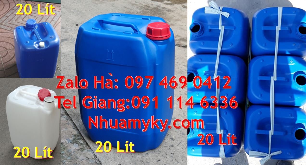 Bán can nhựa 25l có nắp thoát khí,can nhựa 20l đựng xăng dầu chất lỏng