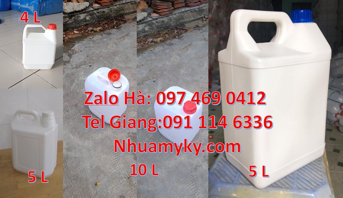 Bán can nhựa 10l có nắp thoát khí nước mắm,can nhựa 5l đựng nước dầu