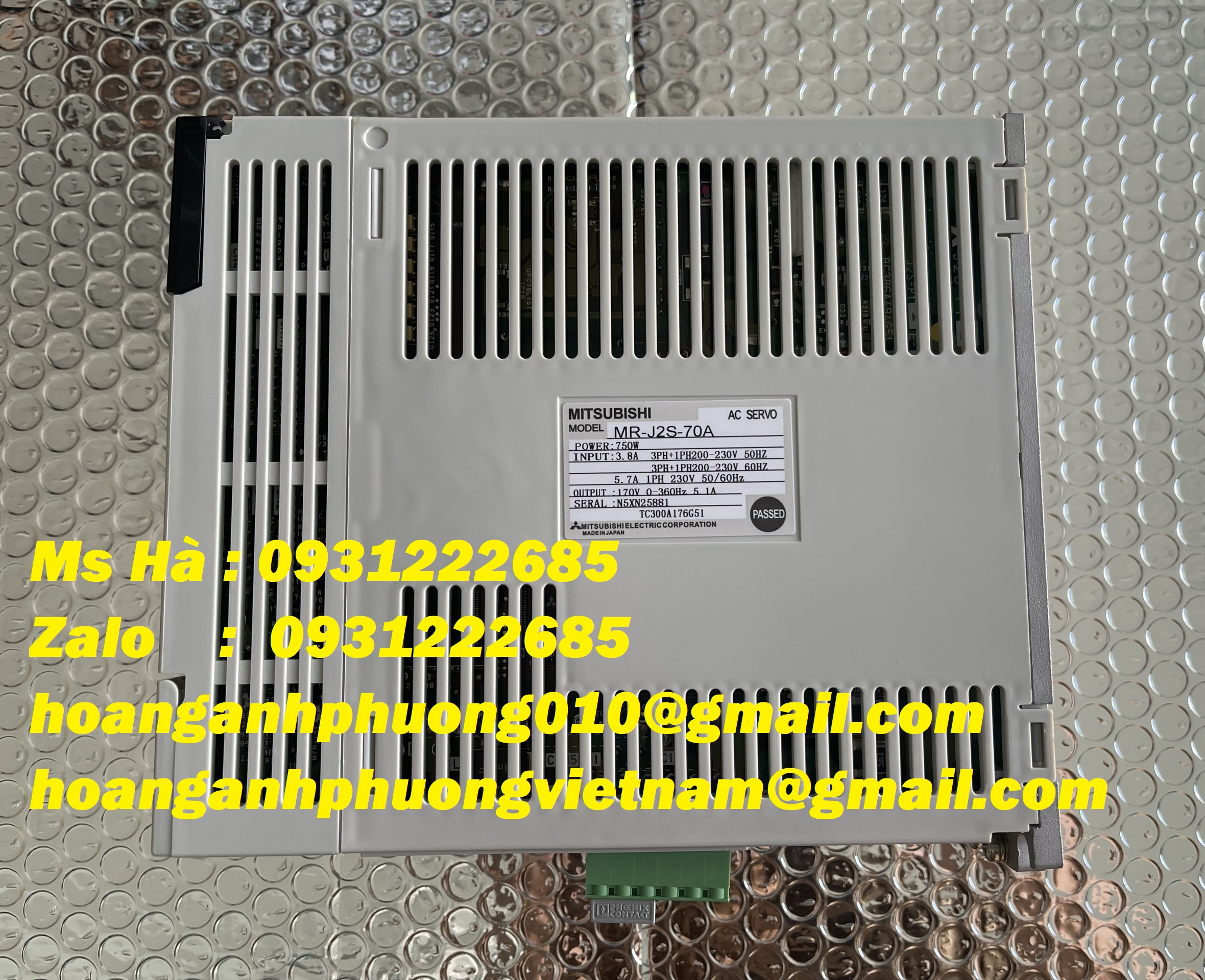 Bộ servo mitsubishi MR-J2S-70A 700W giá tốt hiện nay - Toàn quốc