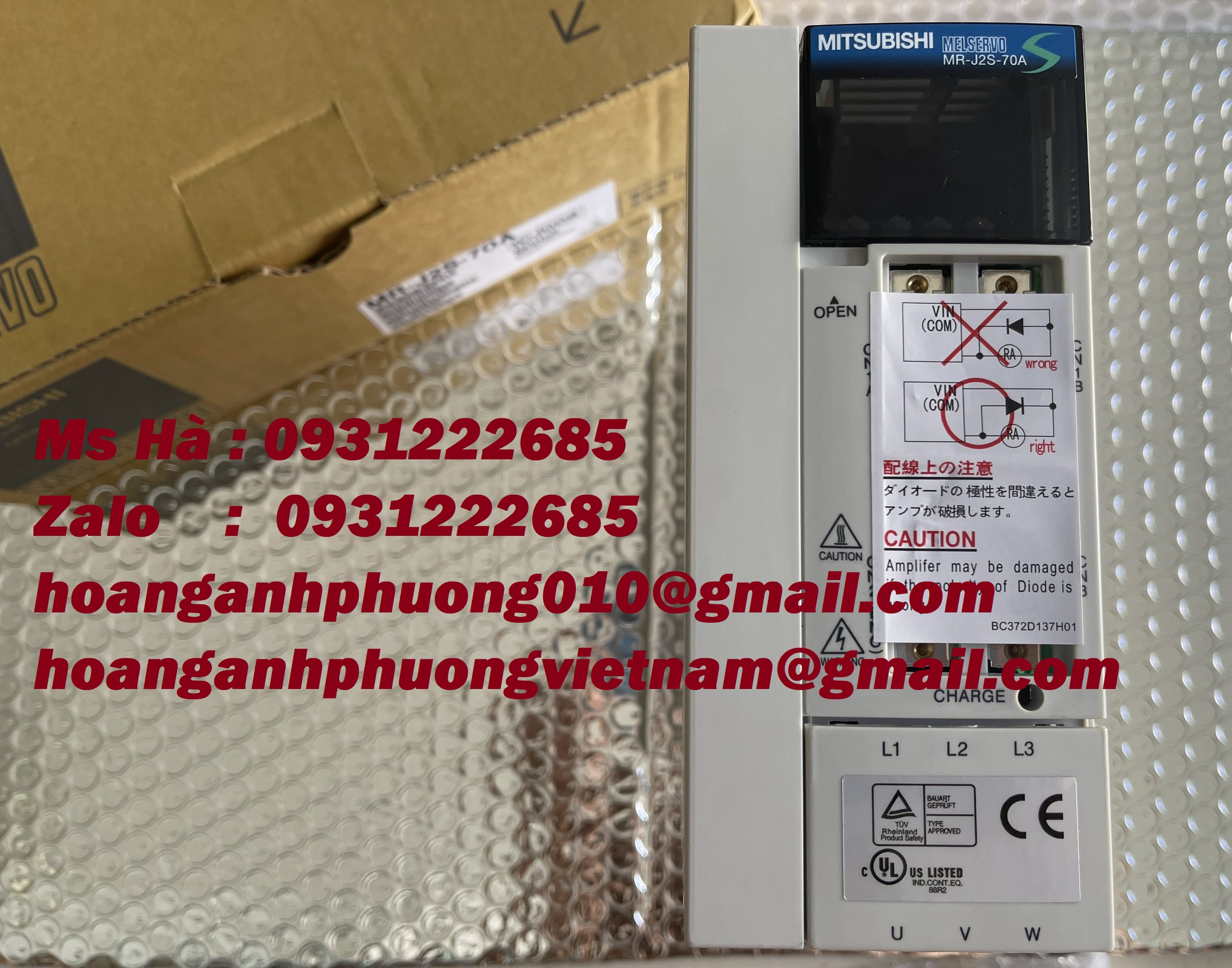 Bộ servo mitsubishi MR-J2S-70A 700W giá tốt hiện nay - Toàn quốc