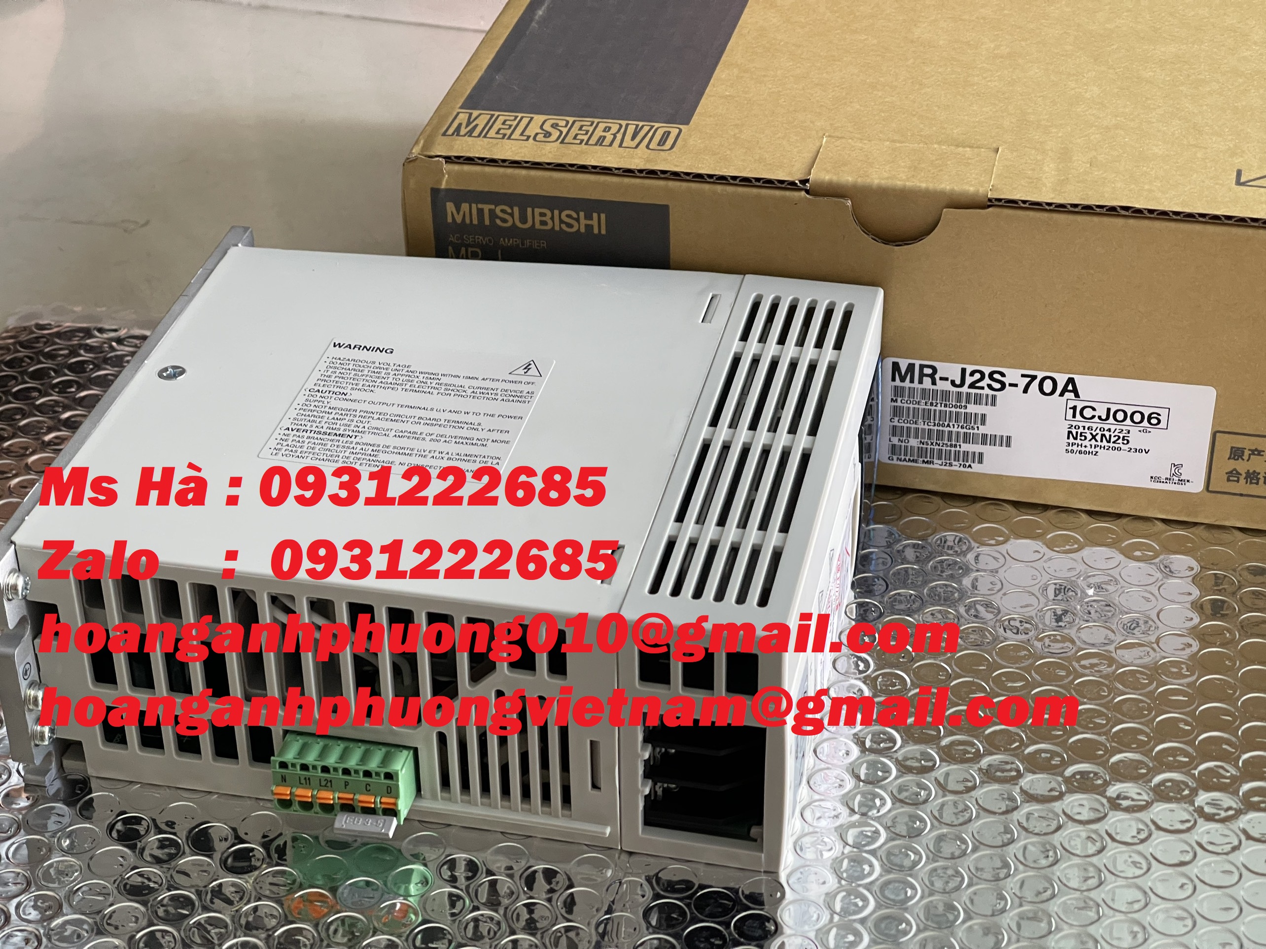 Bộ servo mitsubishi MR-J2S-70A 700W giá tốt hiện nay - Toàn quốc