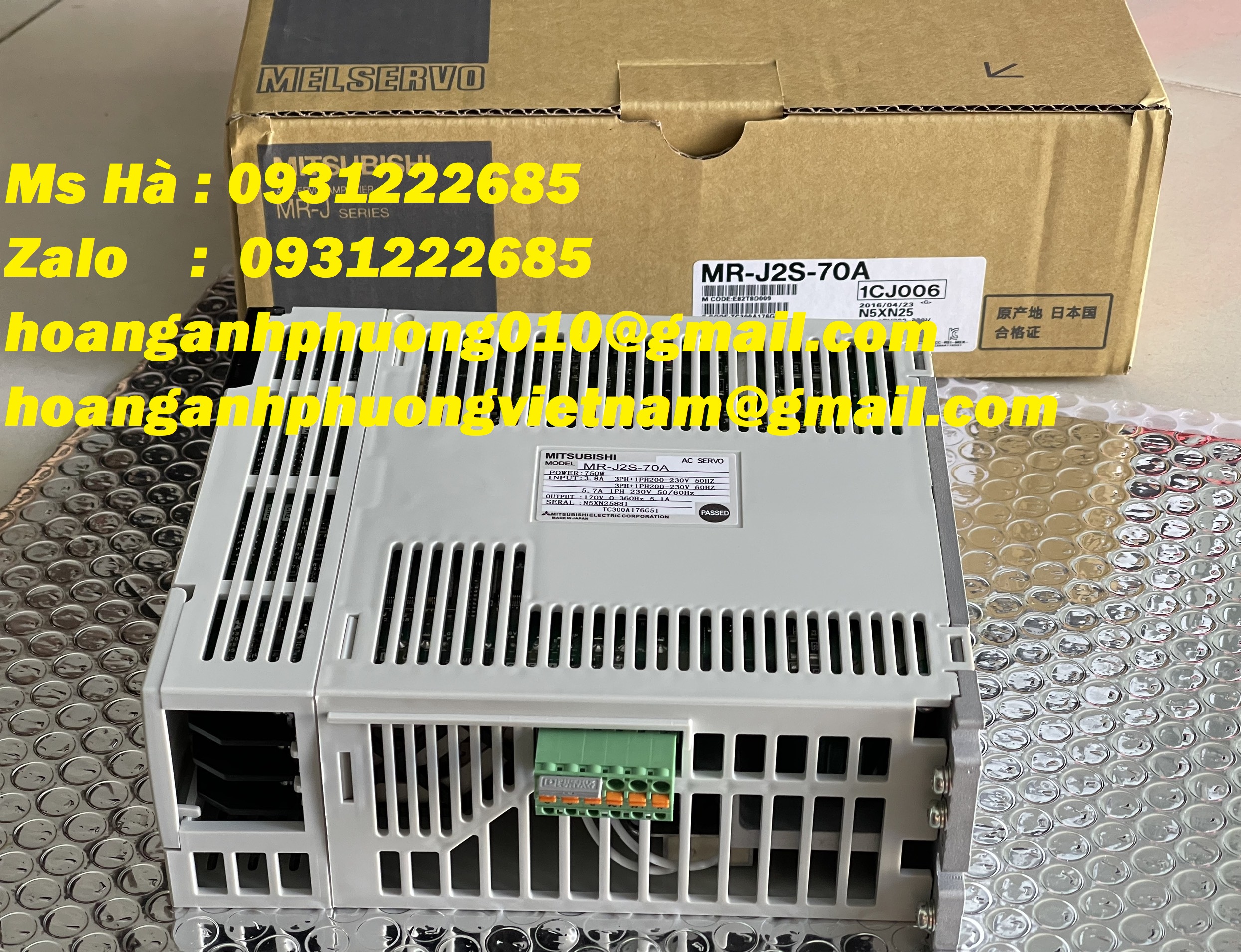 Bộ servo mitsubishi MR-J2S-70A 700W giá tốt hiện nay - Toàn quốc