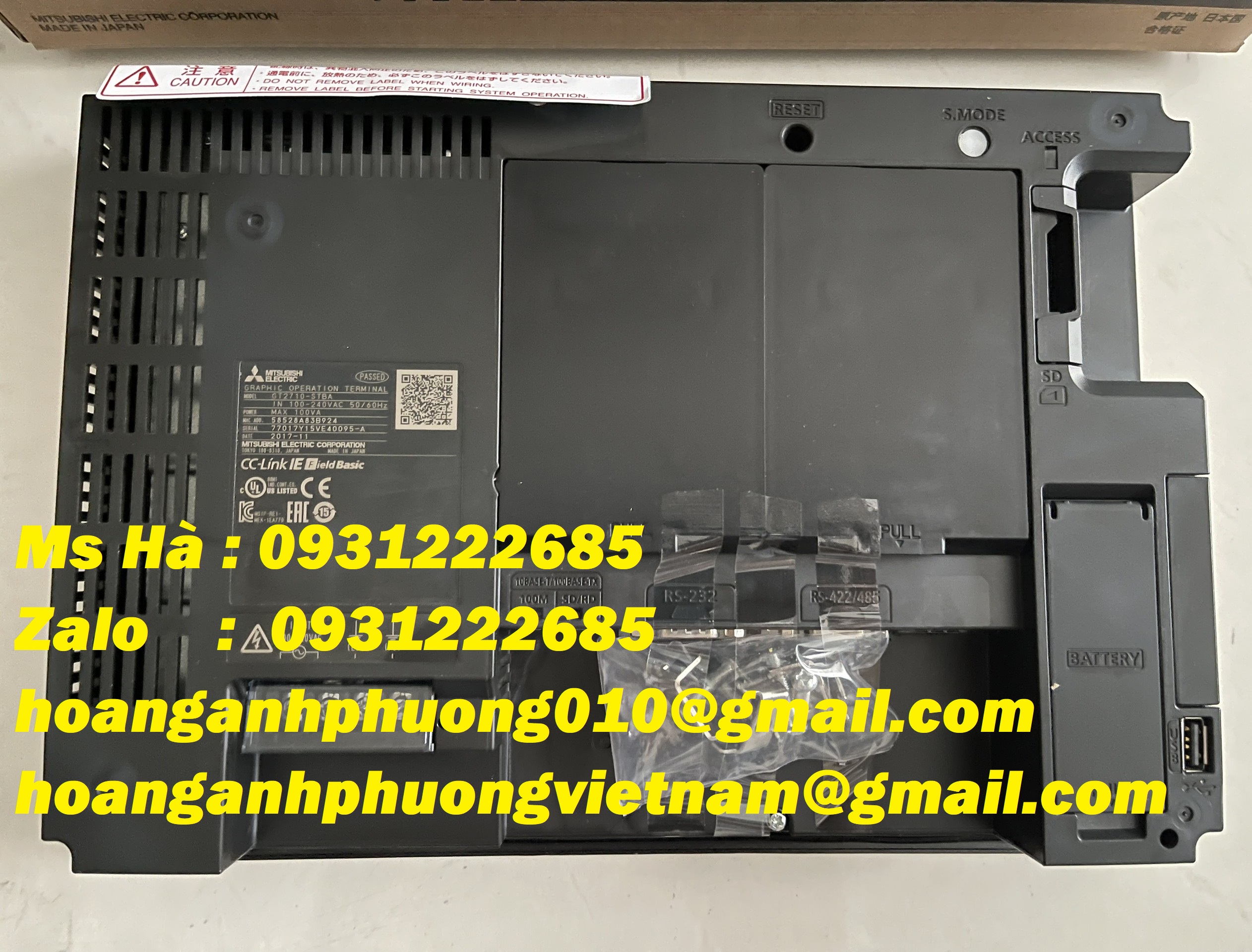 Phân phối dòng màn hình mitsubishi GT2710-STBA nhập khẩu