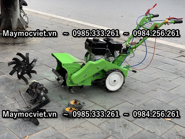 Máy cắt cỏ trục băm kèm chức năng xới sạc cày đất KAWASAKI VMDN40