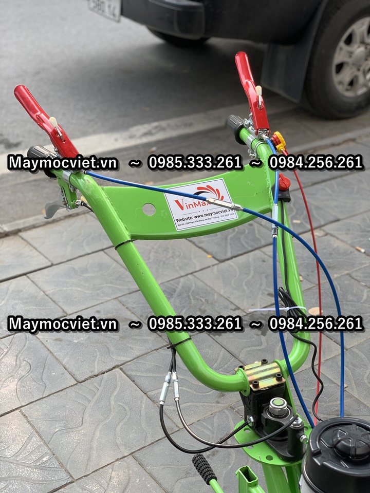 Máy cắt cỏ trục băm kèm chức năng xới sạc cày đất KAWASAKI VMDN40