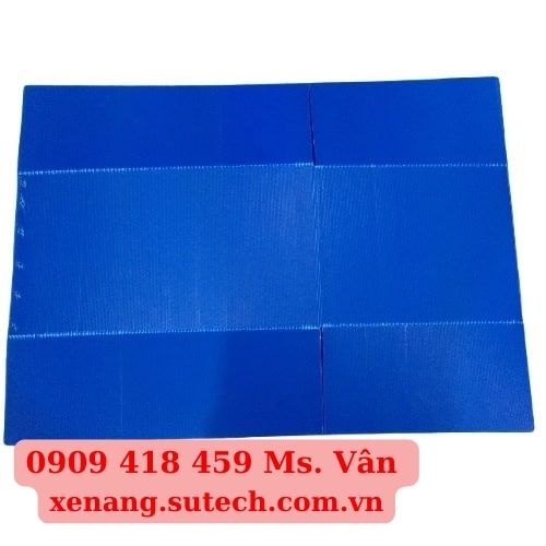 Thùng nhựa pp danpla đáy xếp gọn 600x500x400(mm)