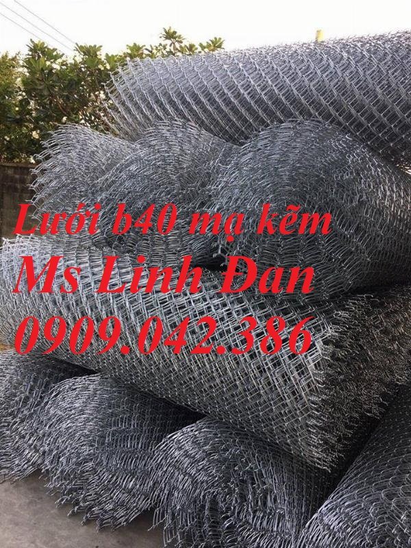 Lưới Thép B40 Mạ Kẽm, Lưới Thép B40 Bọc Nhựa