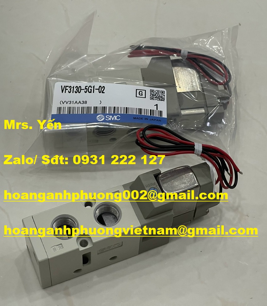 VF3130-5G1-02 VAN ĐIỆN TỪ SMC GIÁ TỐT TẠI BÌNH DƯƠNG