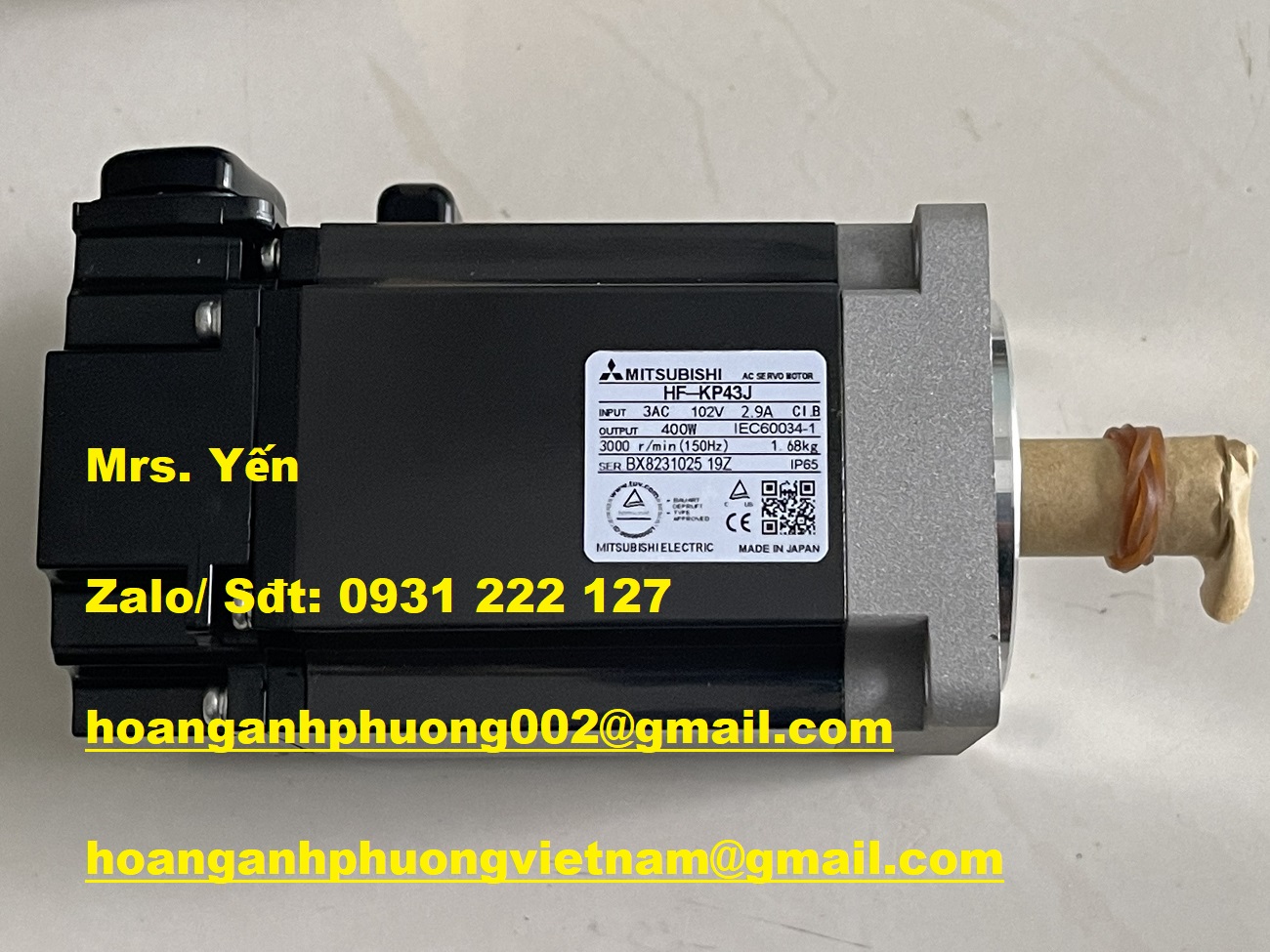 Động cơ 400W HF-KP43J MITSUBISHI GIÁ TỐT, MỚI 100%