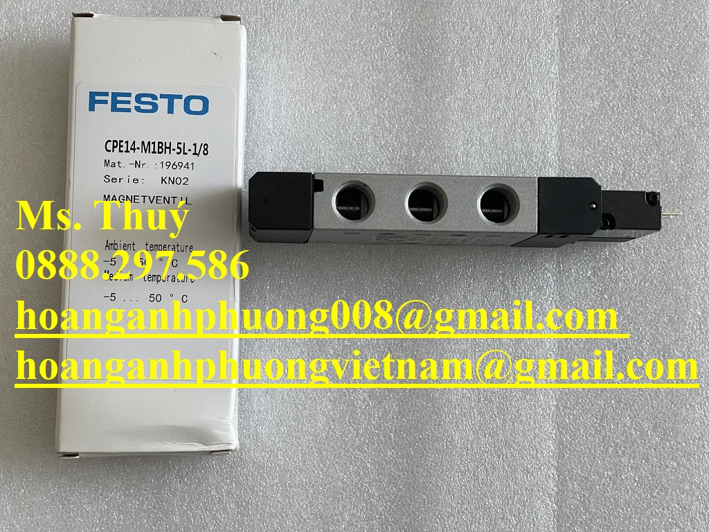 Van điện từ Festo CPE14-M1BH-5L-1/8 - Chính hãng, giá tốt