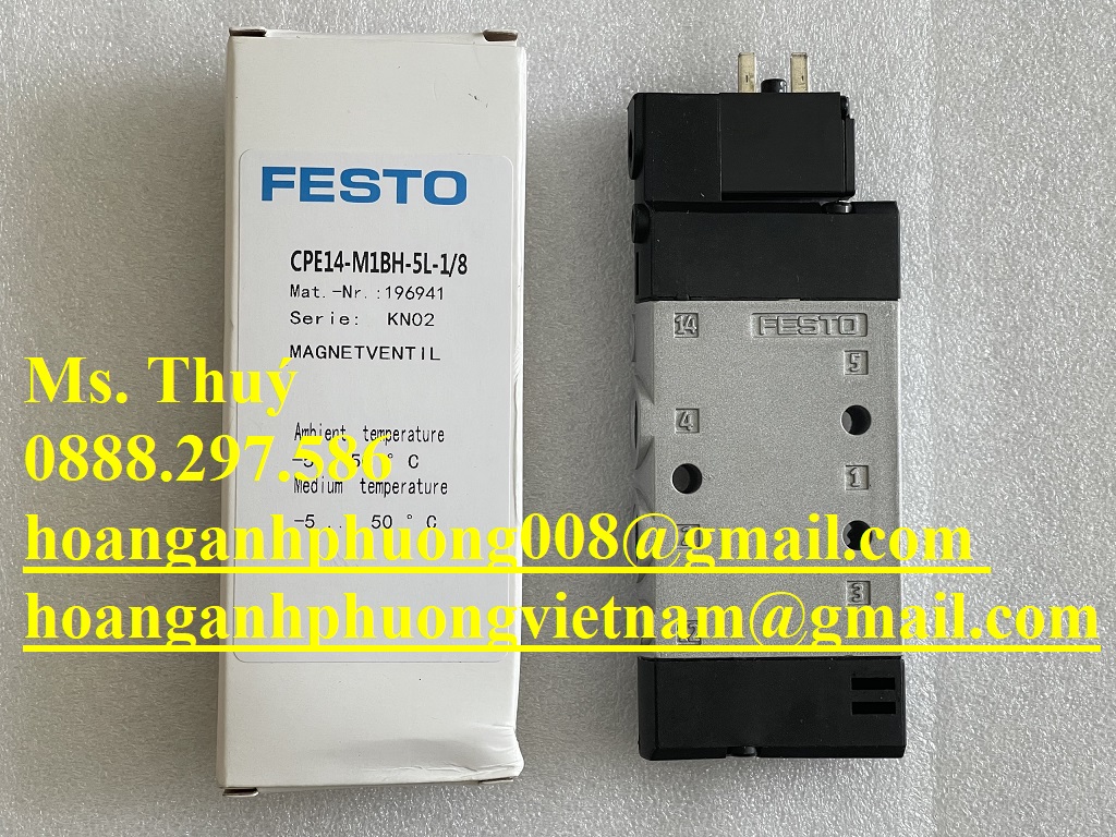 Van điện từ Festo CPE14-M1BH-5L-1/8 - Chính hãng, giá tốt
