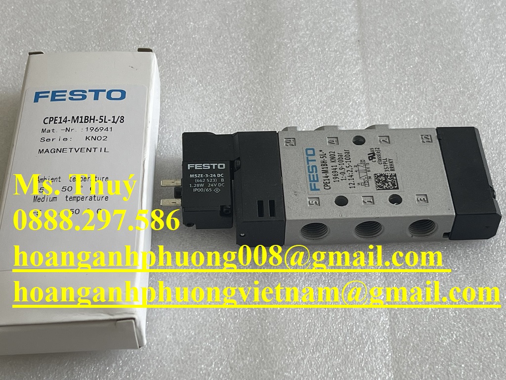 Van điện từ Festo CPE14-M1BH-5L-1/8 - Chính hãng, giá tốt