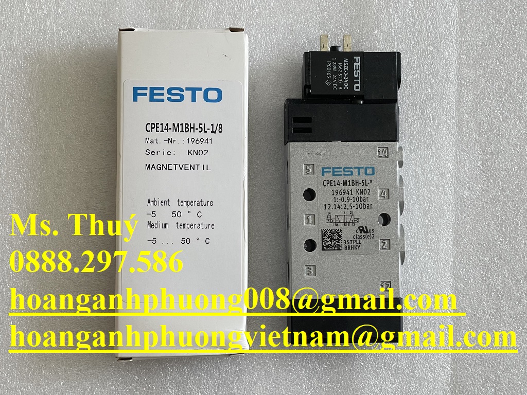 Van điện từ Festo CPE14-M1BH-5L-1/8 - Chính hãng, giá tốt