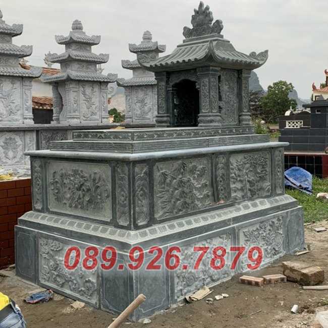 Nững mẫu mộ đá cha mẹ, phu thê đẹp bán Ninh Thuận - Mộ đá tự nhiên