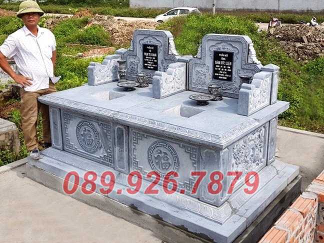 Nững mẫu mộ đá cha mẹ, phu thê đẹp bán Ninh Thuận - Mộ đá tự nhiên