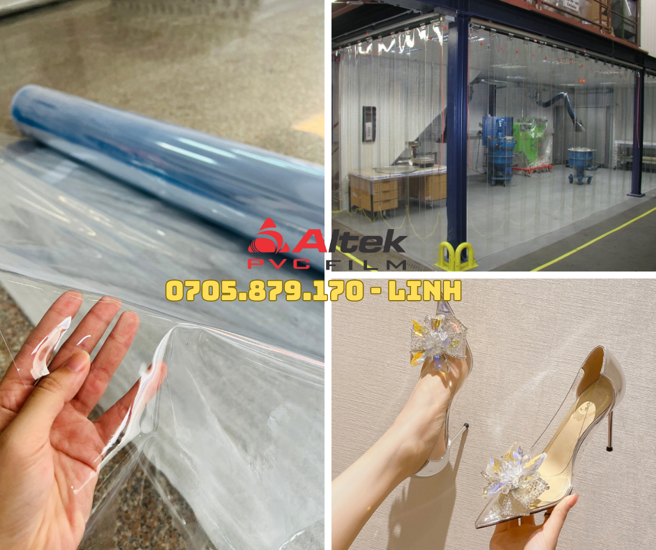 Giá Màng Nhựa PVC Dẻo Trong Suốt Có Bộtt