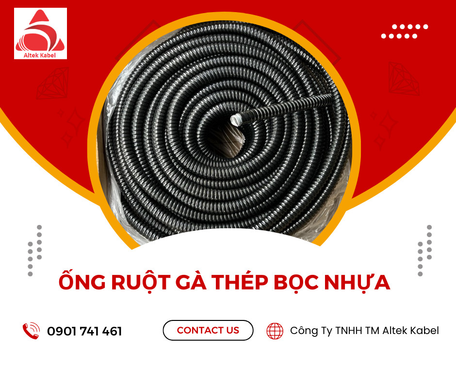Ống ruột gà thép bọc nhựa 1 1/4 inch (phi 39)