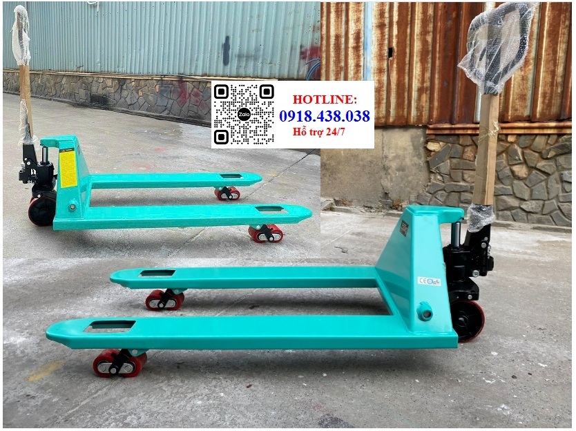 Xe nâng tay cơ, xe nâng tay kéo pallet 2-5 tấn giá rẻ