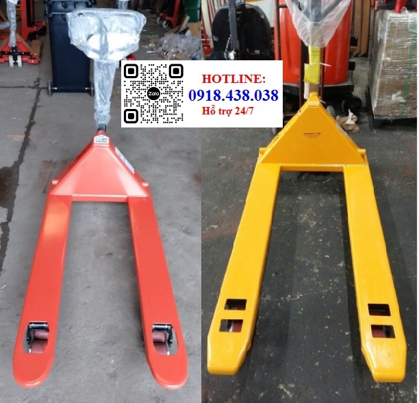 Xe nâng tay cơ, xe nâng tay kéo pallet 2-5 tấn giá rẻ