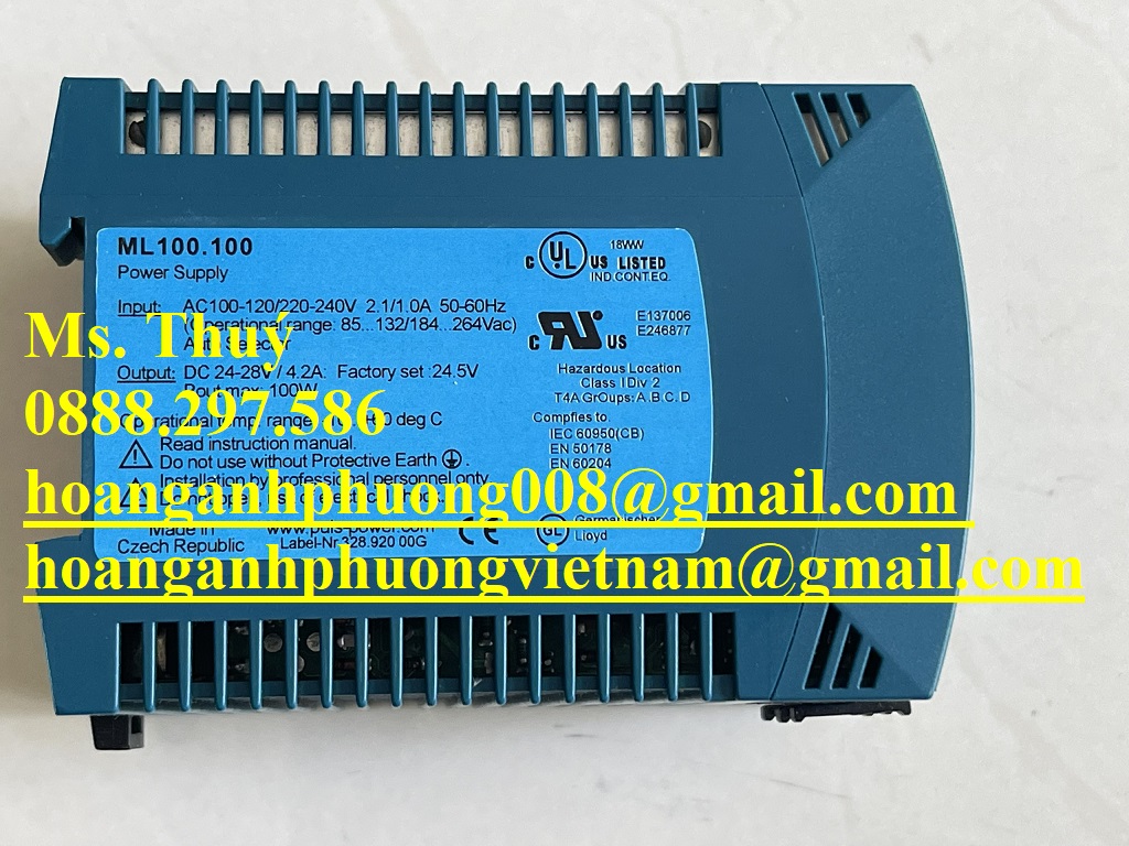 Bộ nguồn ML100.100 - PULS giá tốt - BH 12 tháng chính hãng