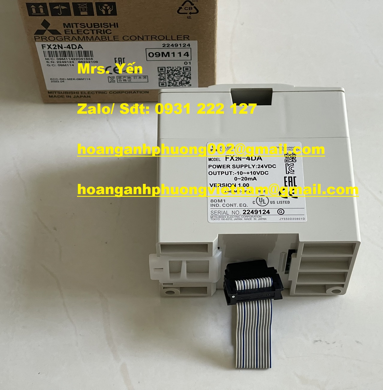 FX2N-4DA MÔ ĐUN MỞ RỘNG MITSUBISHI  GIÁ TỐT TẠI HOÀNG ANH PHƯƠNG
