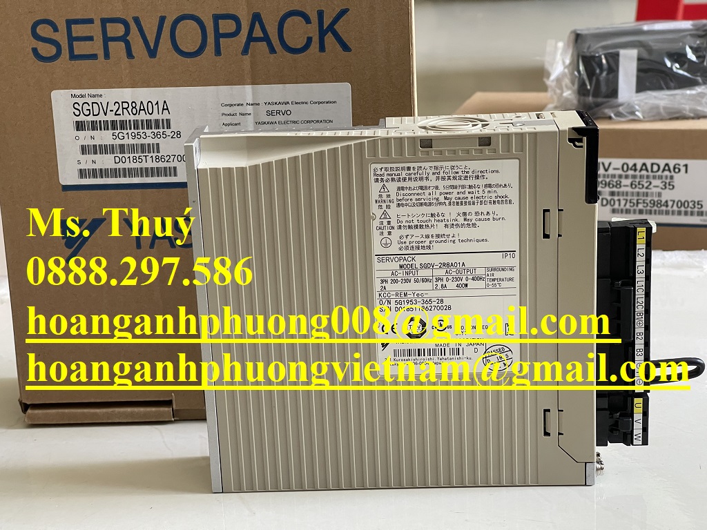SGDV-2R8A01B - Servo Yaskawa - New 100% - Hoàng Anh Phương