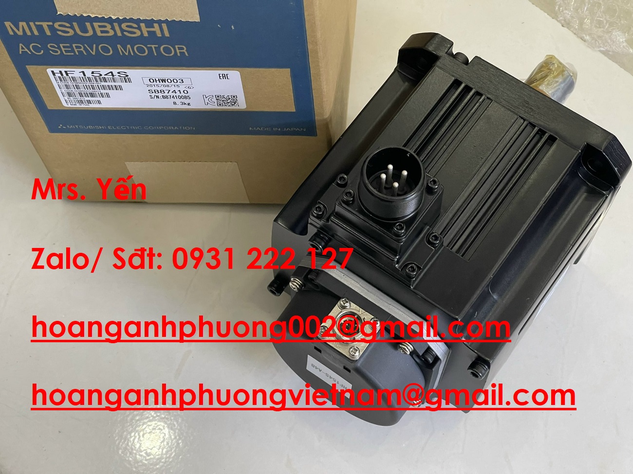 Nhận ngay báo giá HF154S Động cơ 1.5kw Mitsubishi mới 100%