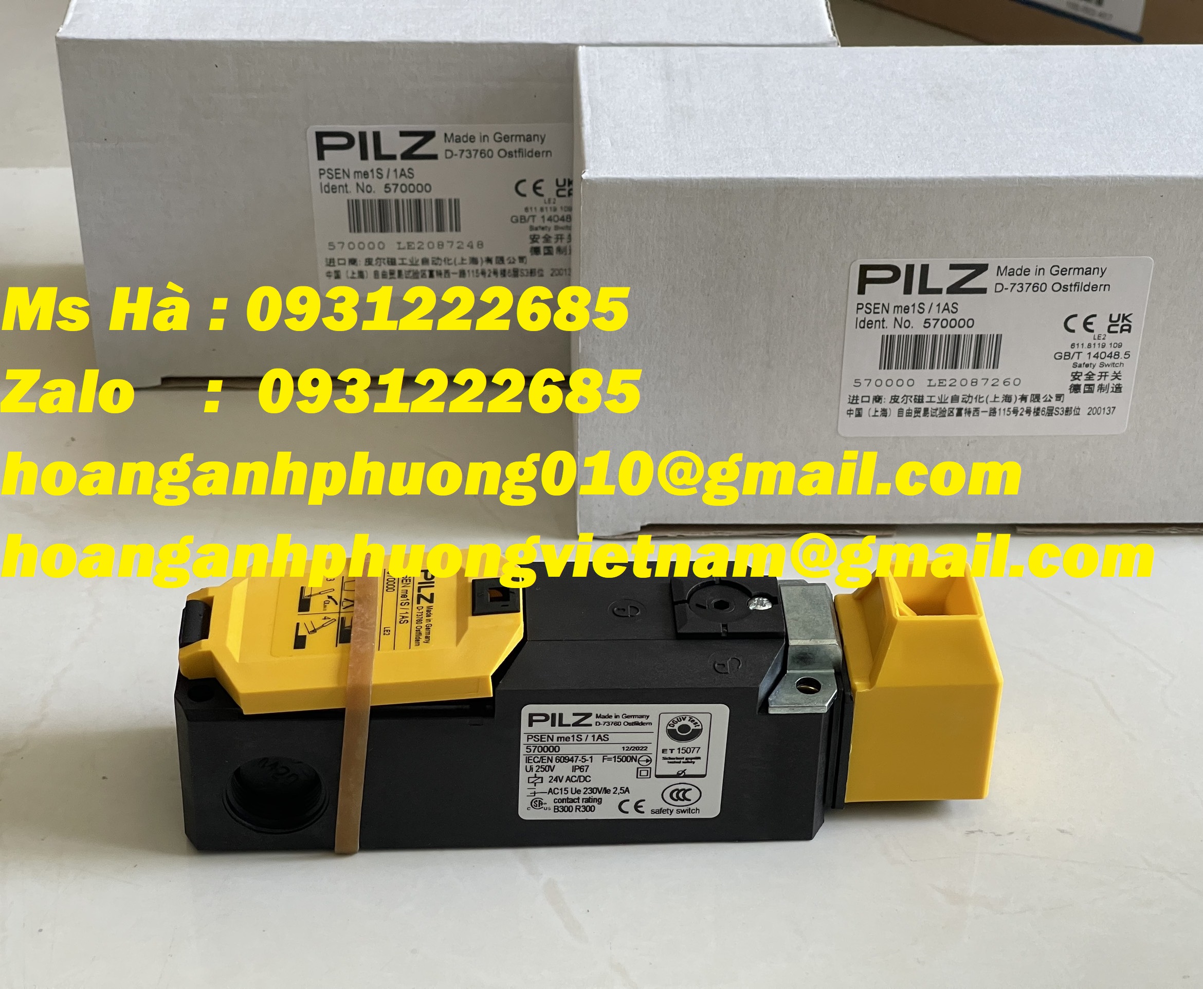 Công tắc Pilz nhập khẩu chính hãng PSEN me1S/1AS - Bình Dương