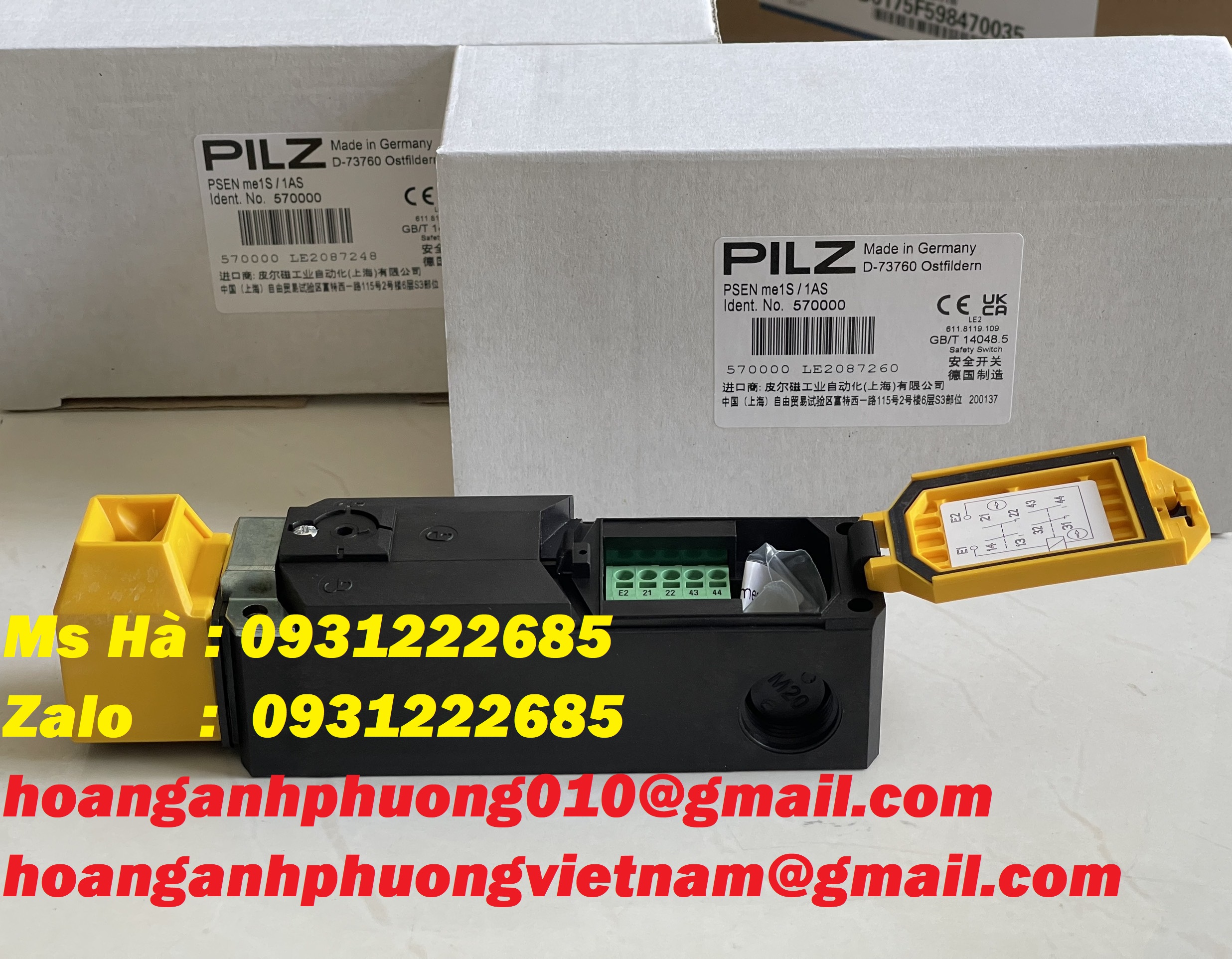 Công tắc Pilz nhập khẩu chính hãng PSEN me1S/1AS - Bình Dương