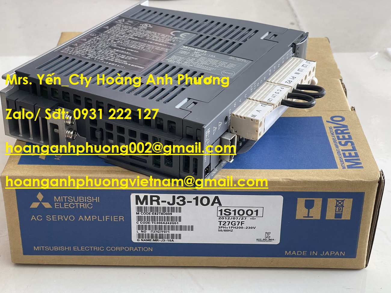 MR-J3-10A Mitsubishi, giá cạnh tranh nhập trực tiếp tại Bình Dương