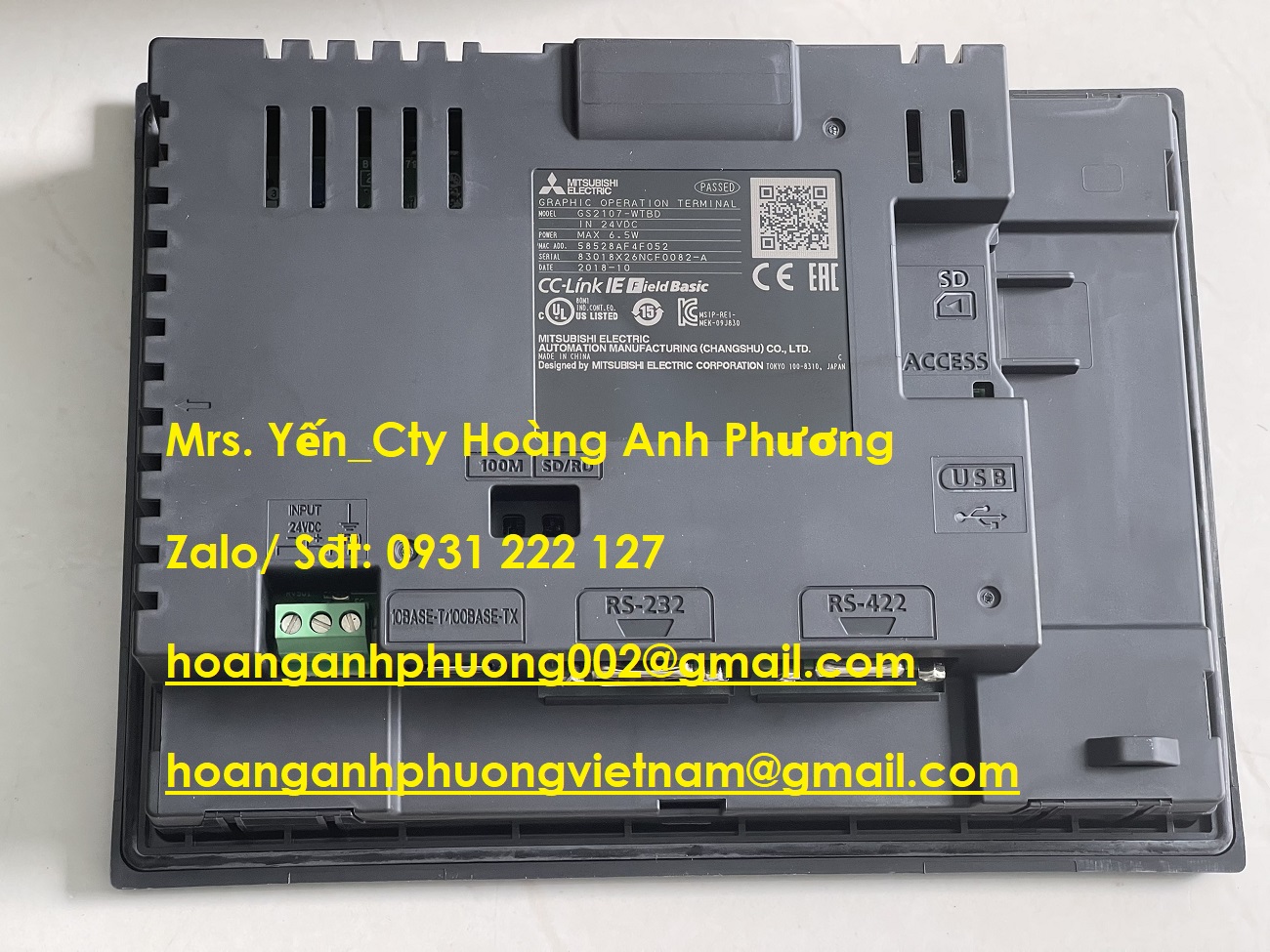 Bạn đang tìm HMI GS2107-WTBD Mitsubisi, mới 100% bảo hành 12 tháng