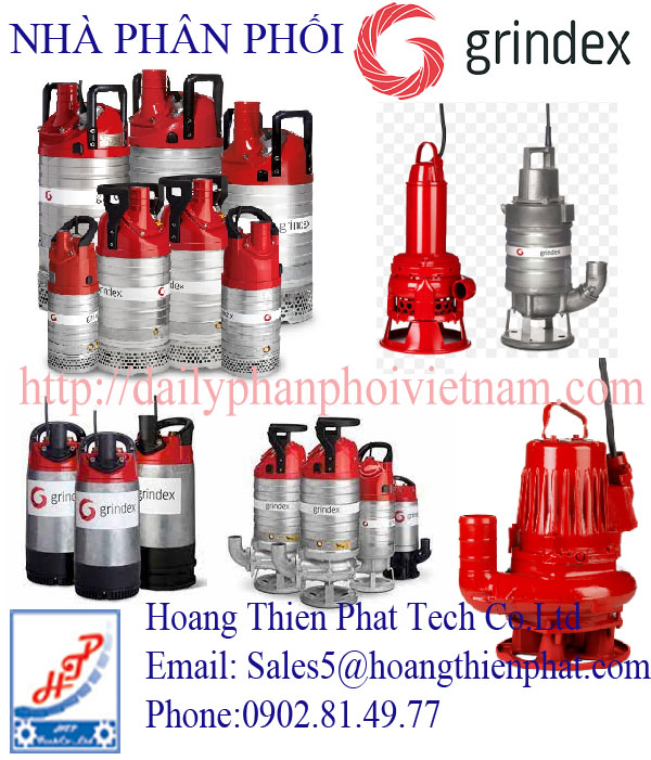 Máy bơm nước thải Grindex tại Việt Nam.