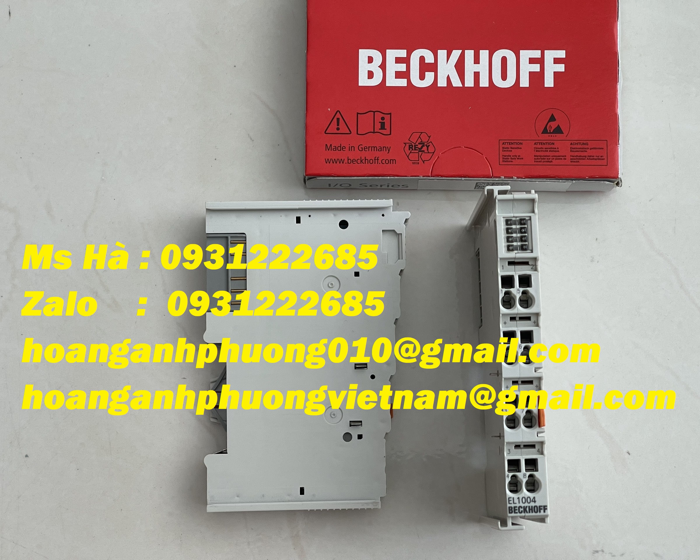 Thiết bị đầu cuối trong công nghiệp dòng beckhoff EL1004