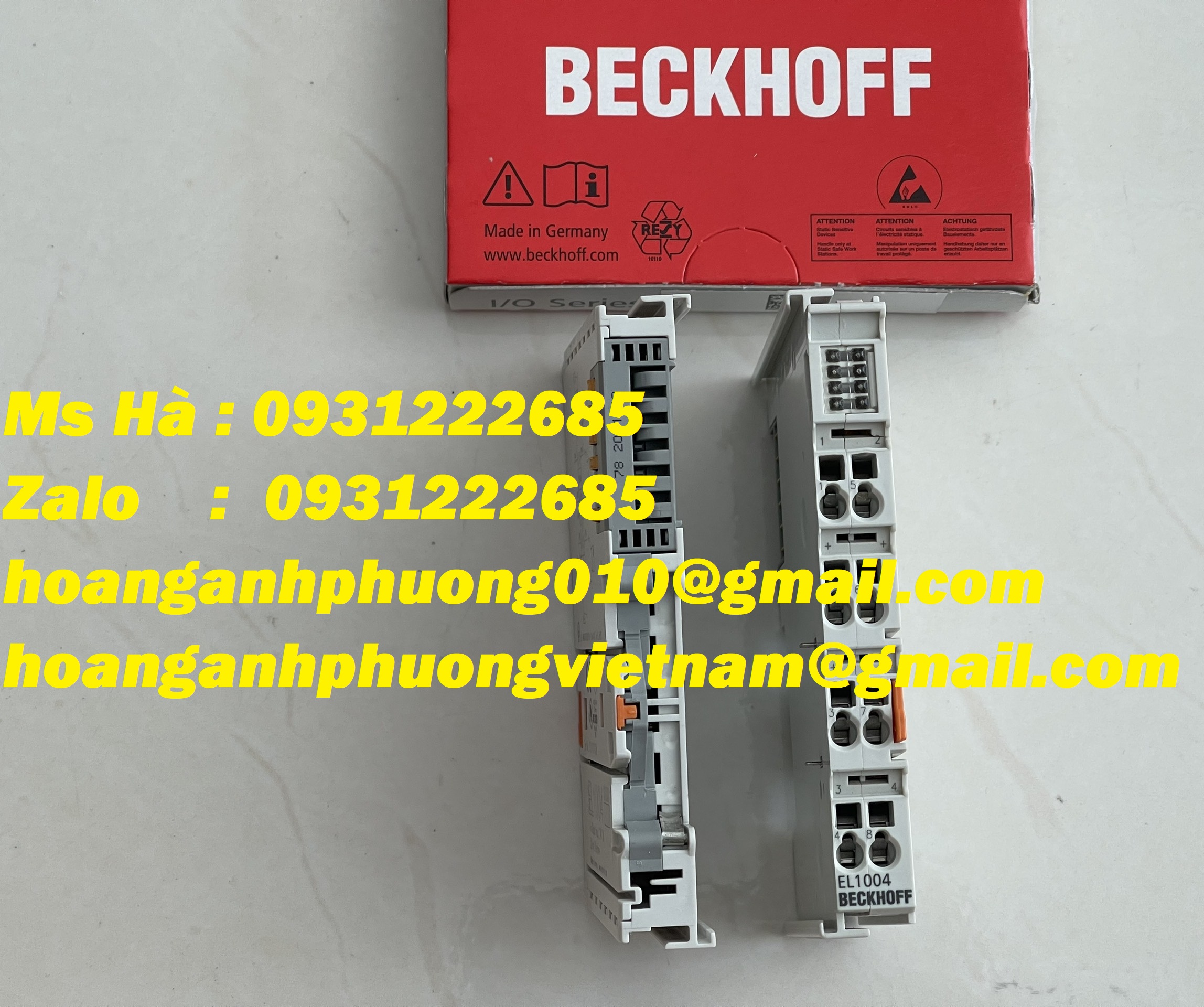 Thiết bị đầu cuối trong công nghiệp dòng beckhoff EL1004
