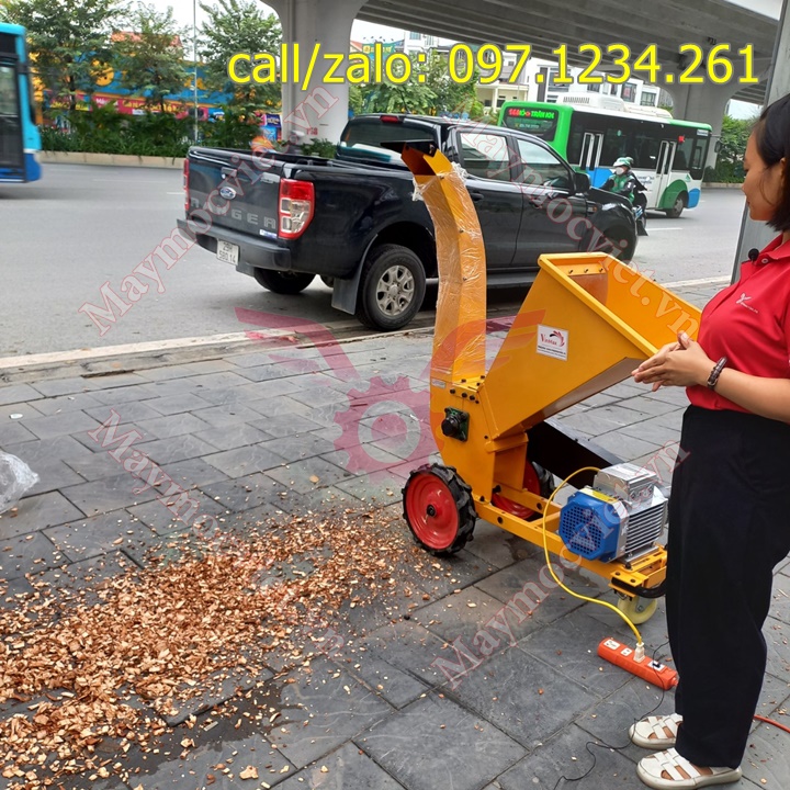 Máy băm cành cây chạy điện 1 pha Kawasaki OR3500