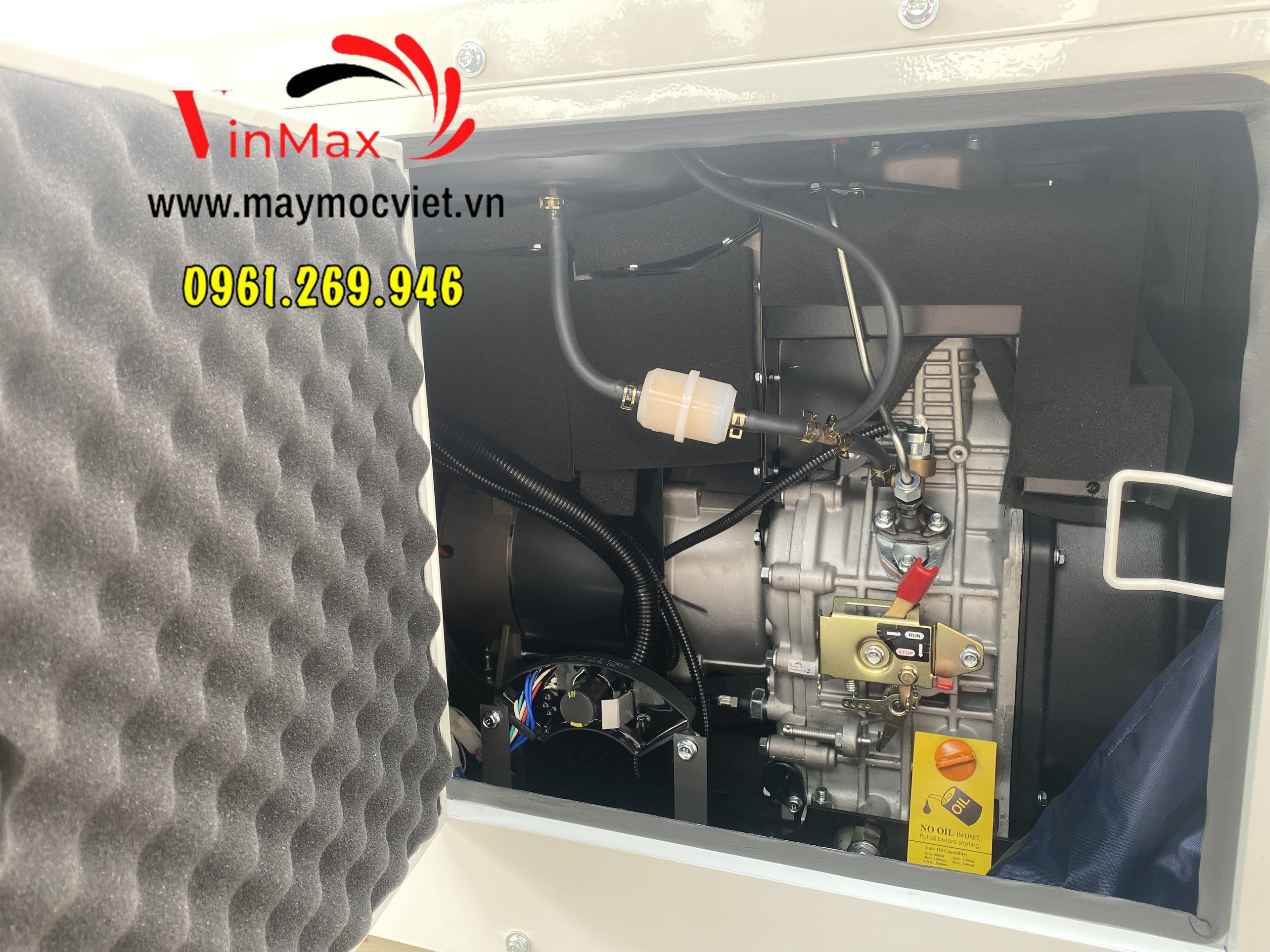 Máy phát điện chạy dầu 10Kw KDE-15000T siêu êm giá rẻ tại Hà Nội