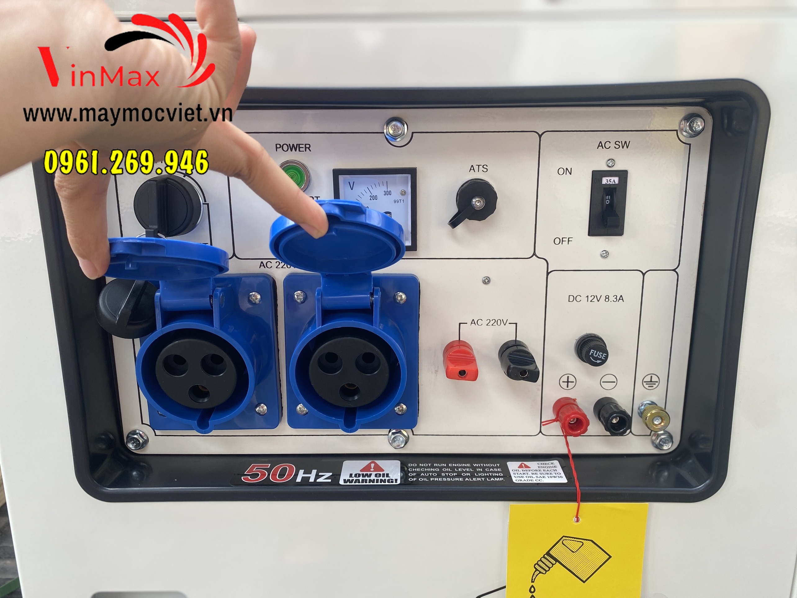 Máy phát điện chạy dầu 10Kw KDE-15000T siêu êm giá rẻ tại Hà Nội