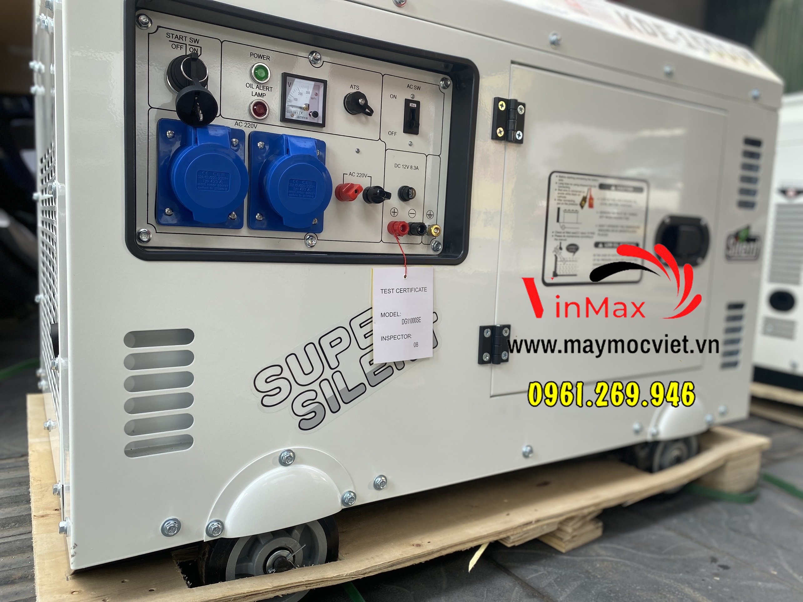 Máy phát điện chạy dầu 10Kw KDE-15000T siêu êm giá rẻ tại Hà Nội