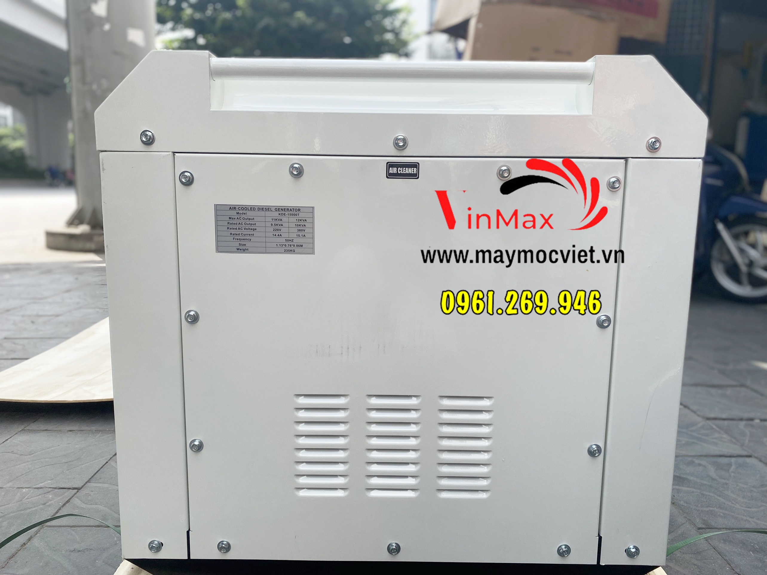 Máy phát điện chạy dầu 10Kw KDE-15000T siêu êm giá rẻ tại Hà Nội