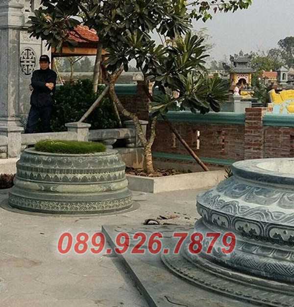 Mẫu mộ đá nguyên khối, tự nhiên xanh, trắng đẹp bán Sóc Trăng