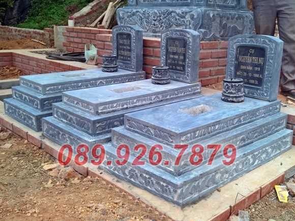 Mộ địa táng - Mẫu mộ đá chôn tươi oogn bà, cha mẹ, vợ chồng Kiên giang