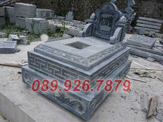 Mộ tam cấp - mẫu mộ đá tam cấp có mái đẹp bán Bến Tre