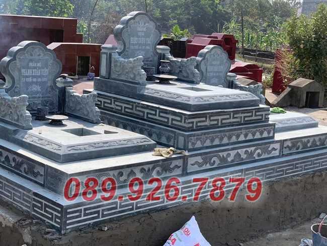 Mộ tam cấp - Mẫu mộ đá đơn giản giá rẻ đẹp bán Bạc Liêu