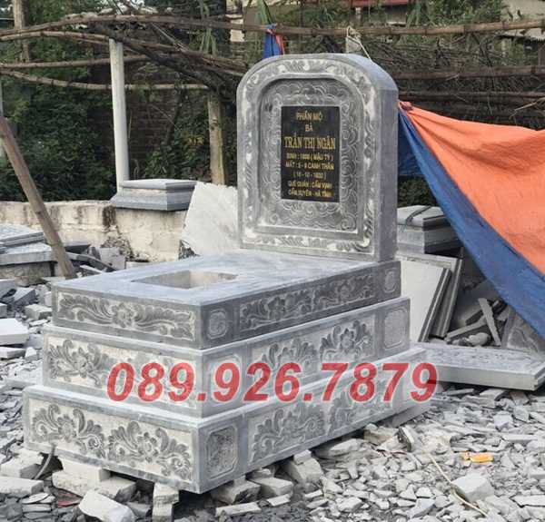 Mộ tam cấp - Mẫu mộ đá đơn giản giá rẻ đẹp bán Bạc Liêu