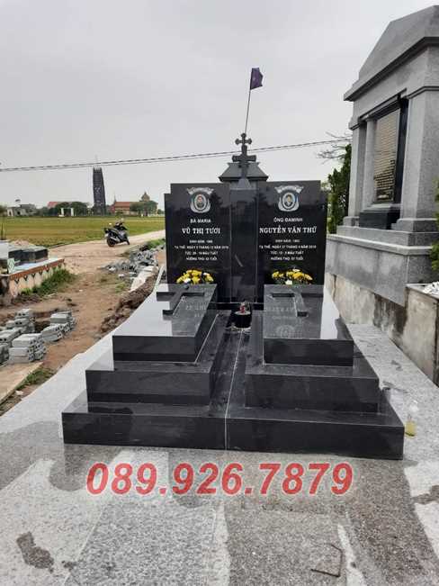 Mộ tam cấp - Mẫu mộ đá đơn giản giá rẻ đẹp bán Bạc Liêu