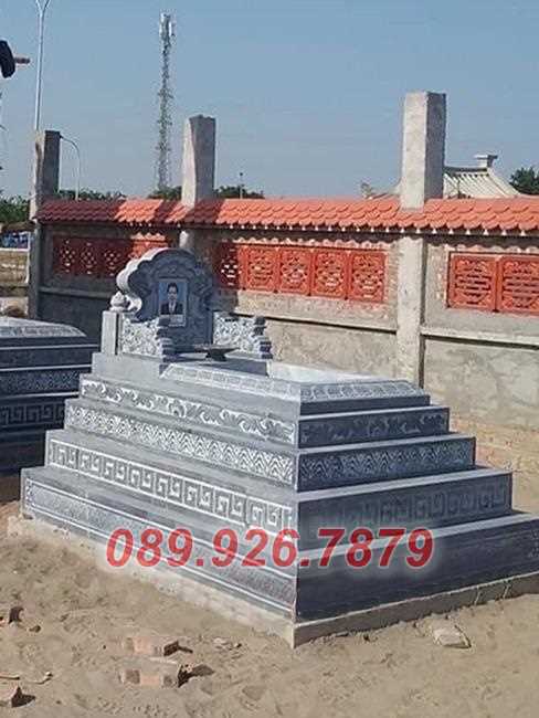 Sài Gòn thanh lý 40+ mộ đá đẹp mẫu 2023 - Mộ tam cấp có mái che đẹp